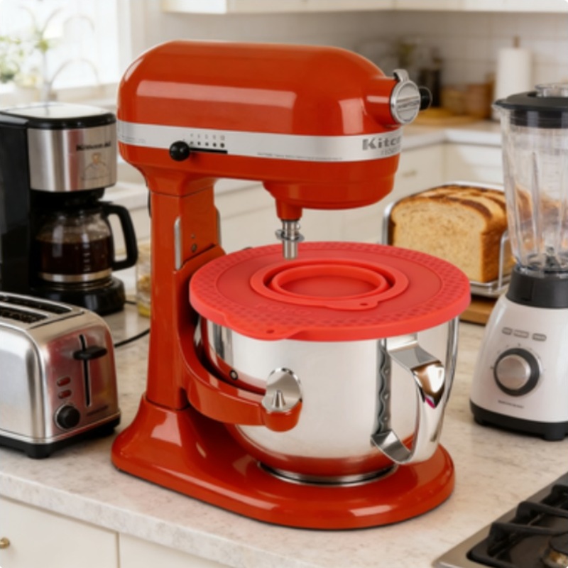 Kitchenaid Baking Set - Silicone Mixer Bowl Cover Compatible with