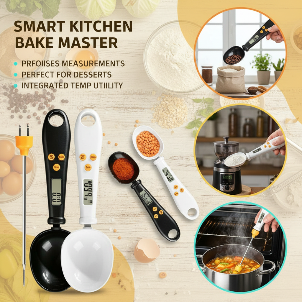 Baking (Kitchen Ingredient) - Large Measuring Spoon Scale Electronic Kitchen