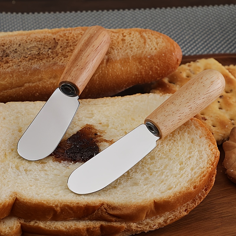 Baking (Kitchen Ingredient) - 2-Piece stainless steel butter scraper set,