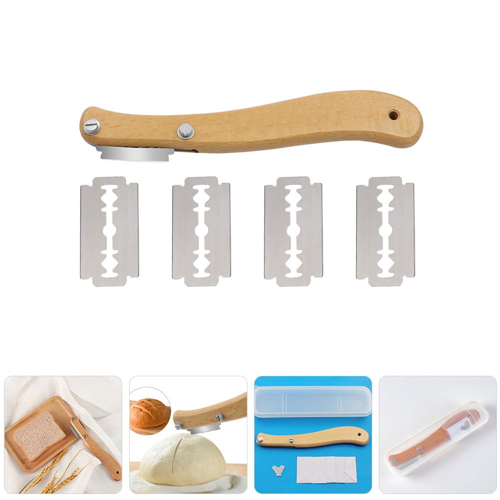 Kitchen Baking Supplies - 1Set Bread Lames Dough Scoring Tool