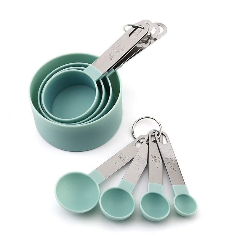 8PCS Measuring Cups Spoons Set - Kitchen Baking Utensil Set 리뷰 및 가격