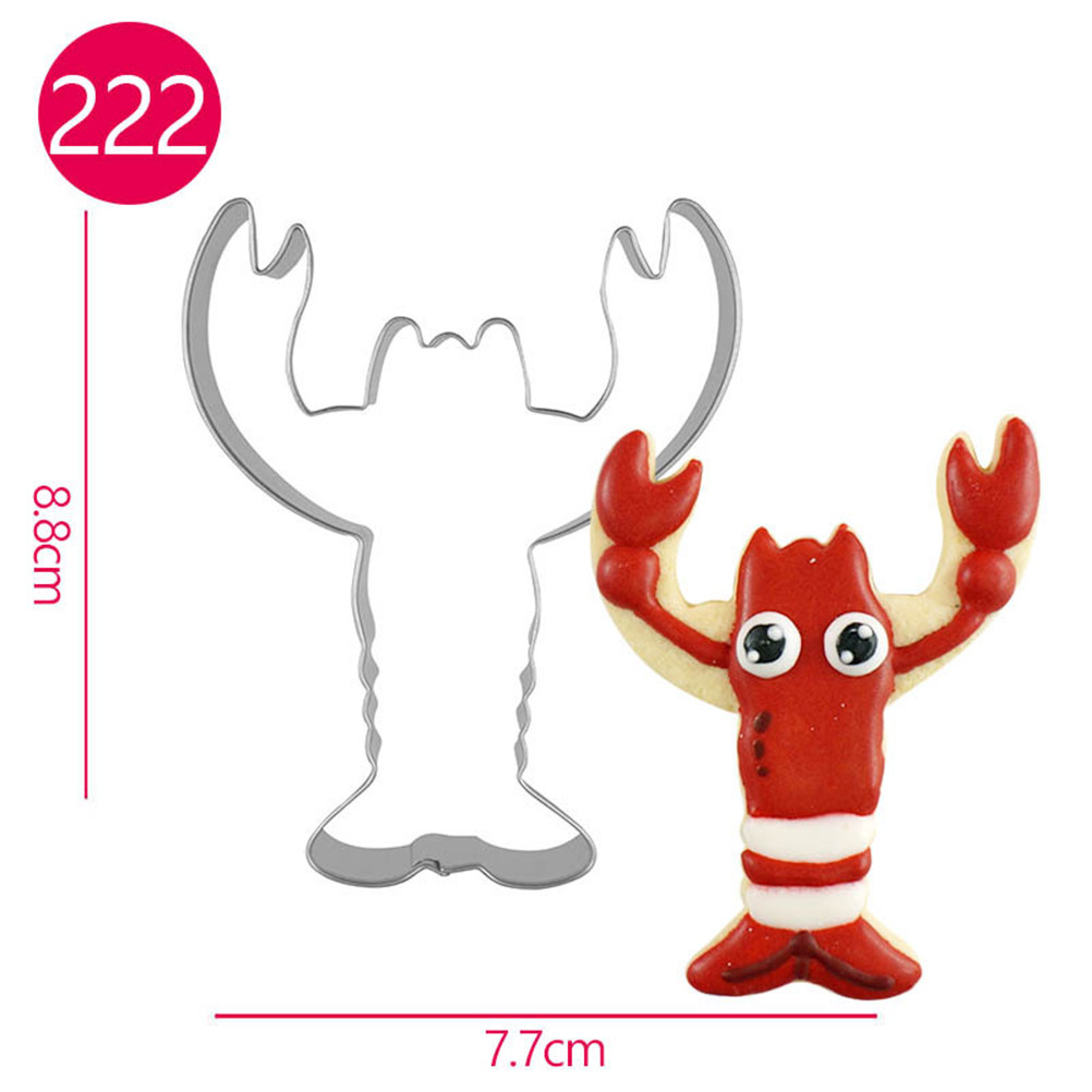 4pcs Lobster Shape Cookie Cutt - Kitchen Baking Cake 리뷰 및 가격