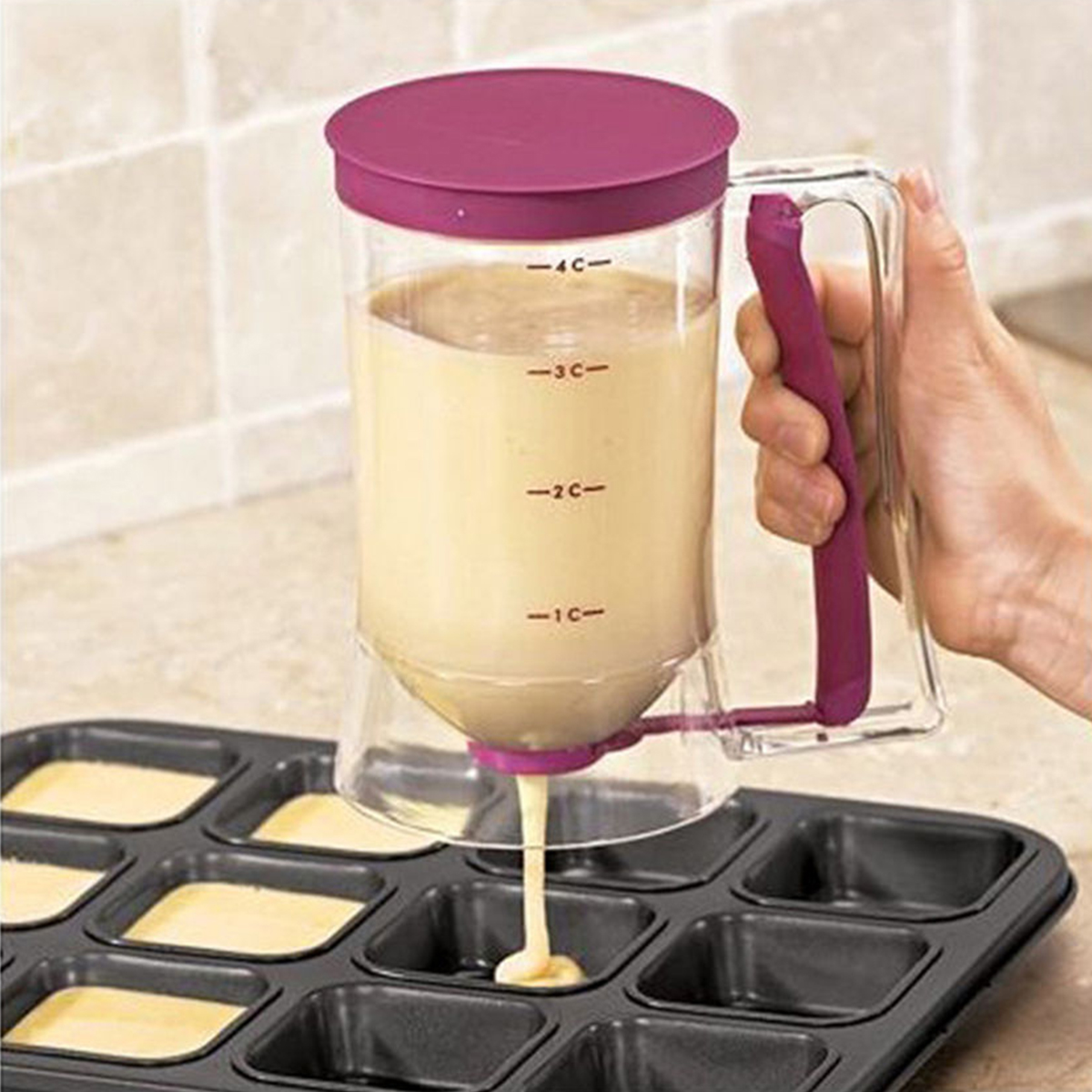 900ml Batter Dispenser Kitchen - Kitchen.Baking Labels 리뷰 및 가격