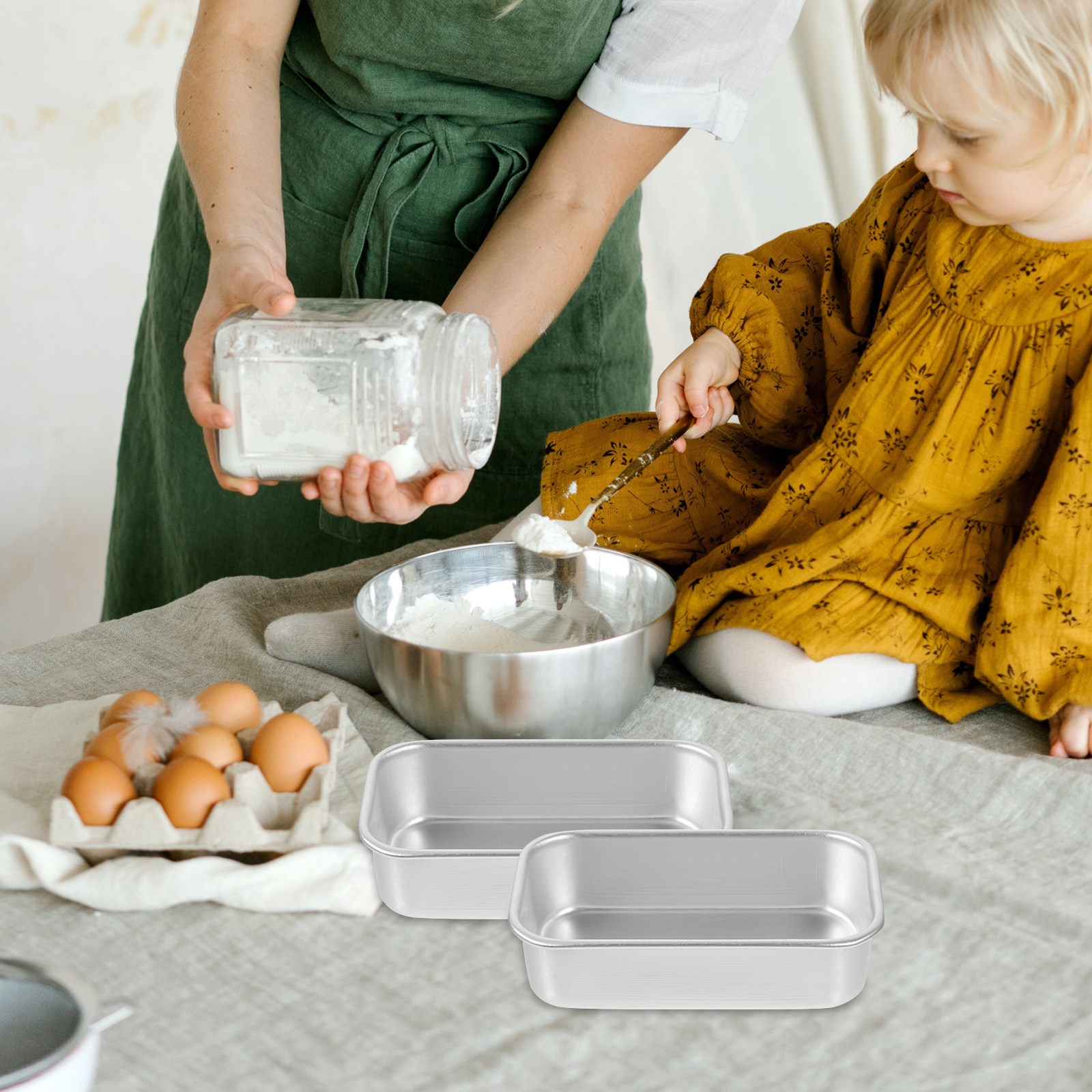 6pcs Square Cake Mold Baking T - Kitchen Baking Supplies 리뷰 및 가격