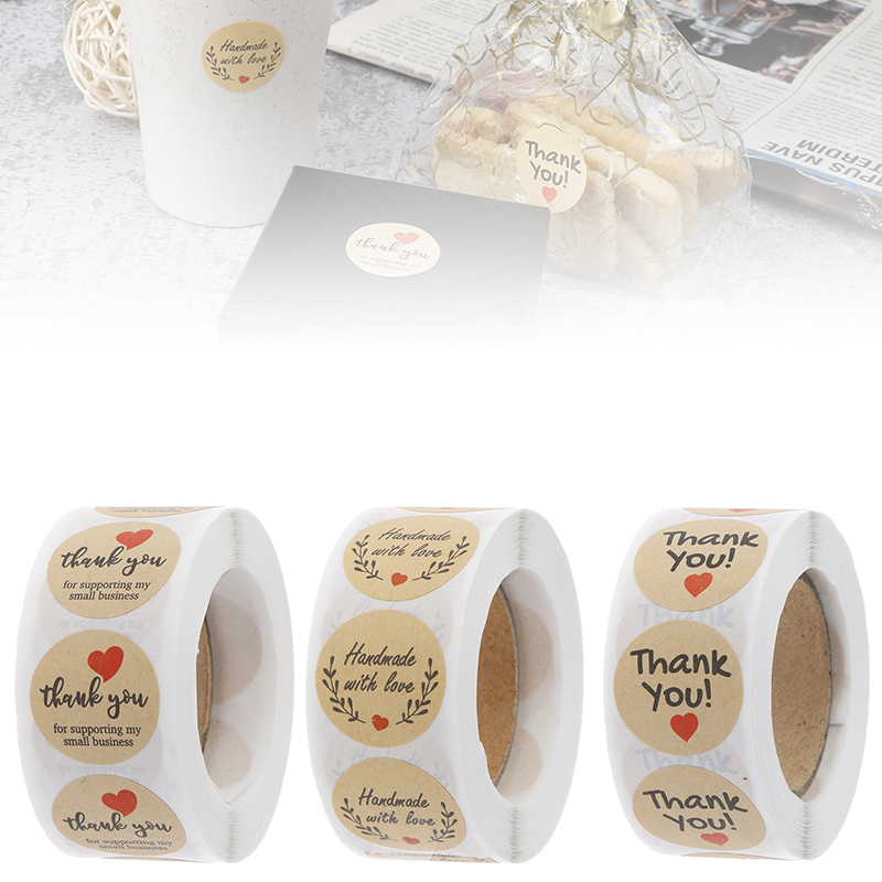 500pcs Thank You Stickers Seal - Kitchen.Baking Labels 리뷰 및 가격