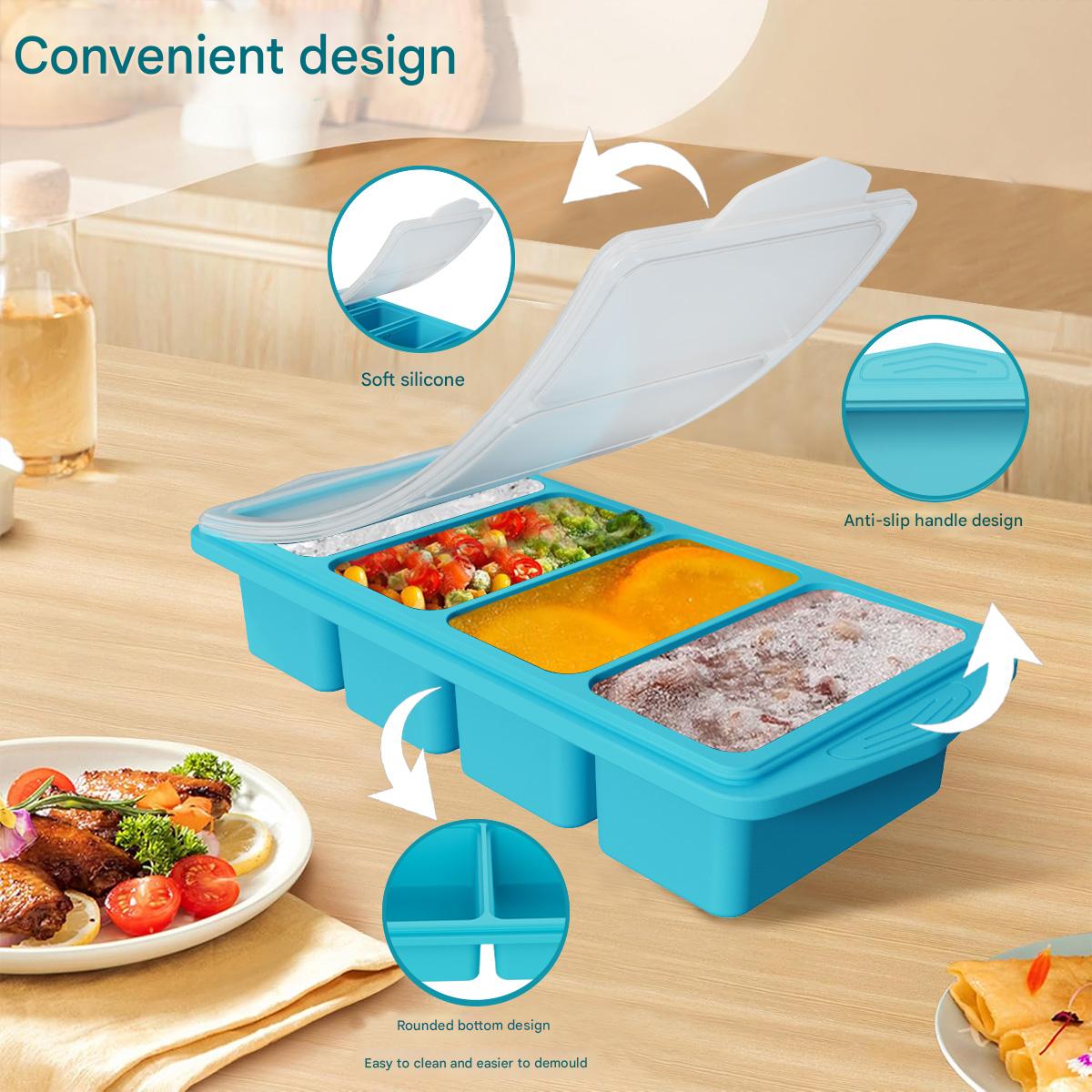 Large Silicone Ice Cube Mold w - Kitchen Baking Organization 리뷰 및 가격
