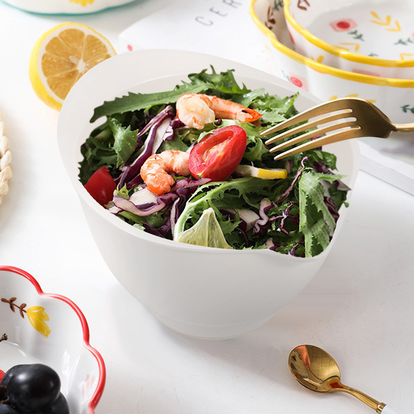 1Pcs Premium Eco-Friendly Mixi - Kitchen Baking Bowls 리뷰 및 가격