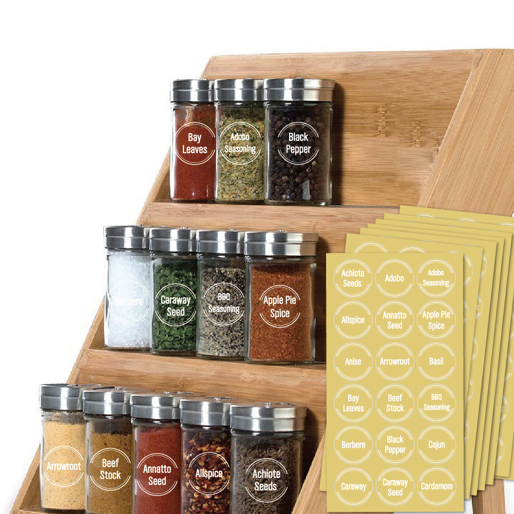 144pcs Spice Jar Labels Sticke - Kitchen.Baking Labels 리뷰 및 가격