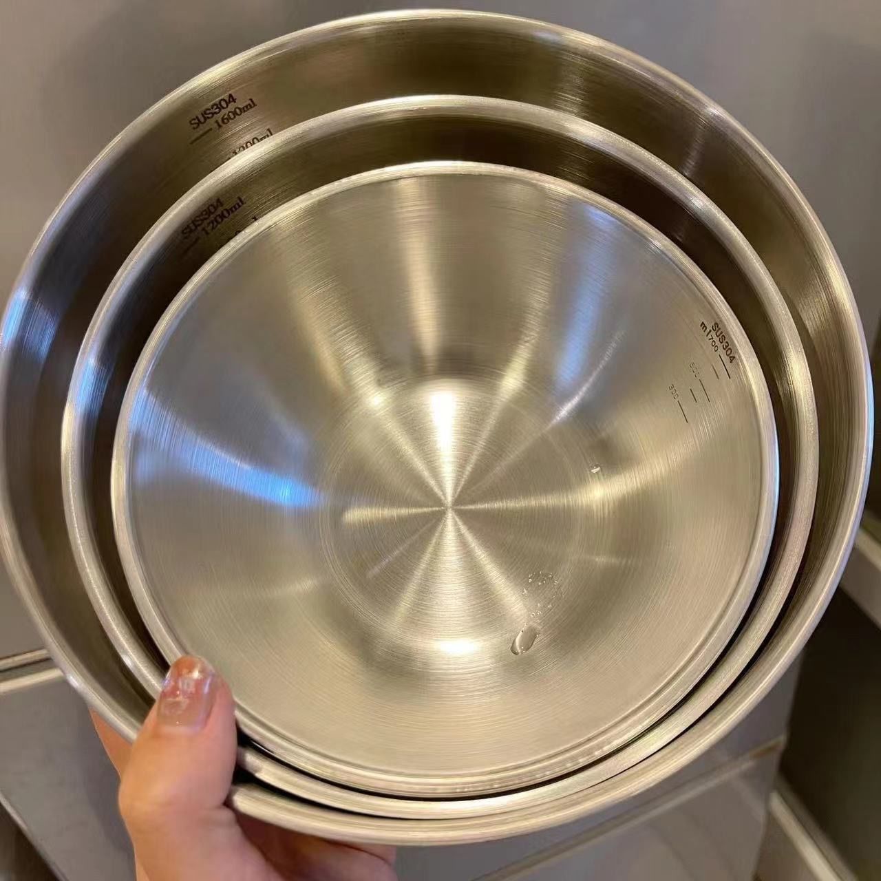 1-3 Stainless Steel Bowl Set w - Kitchen Baking Bowls 리뷰 및 가격
