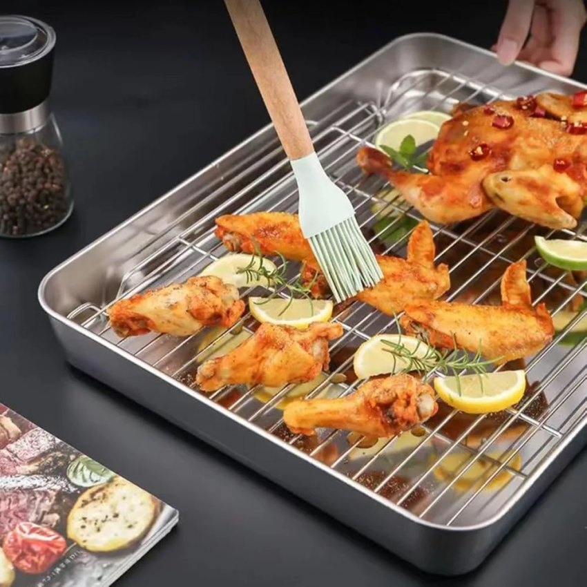 304 Stainless Steel Baking Tra - Kitchen Baking Tray Rack 리뷰 및 가격