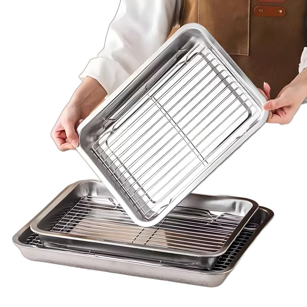 Portable Non-Stick Stainless S - Kitchen Baking Tray Rack 리뷰 및 가격