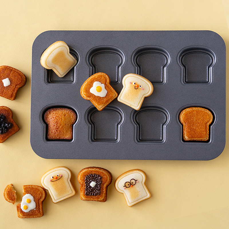 8 Cavity Toast Bread Pattern C - Kitchen Baking Cake 리뷰 및 가격