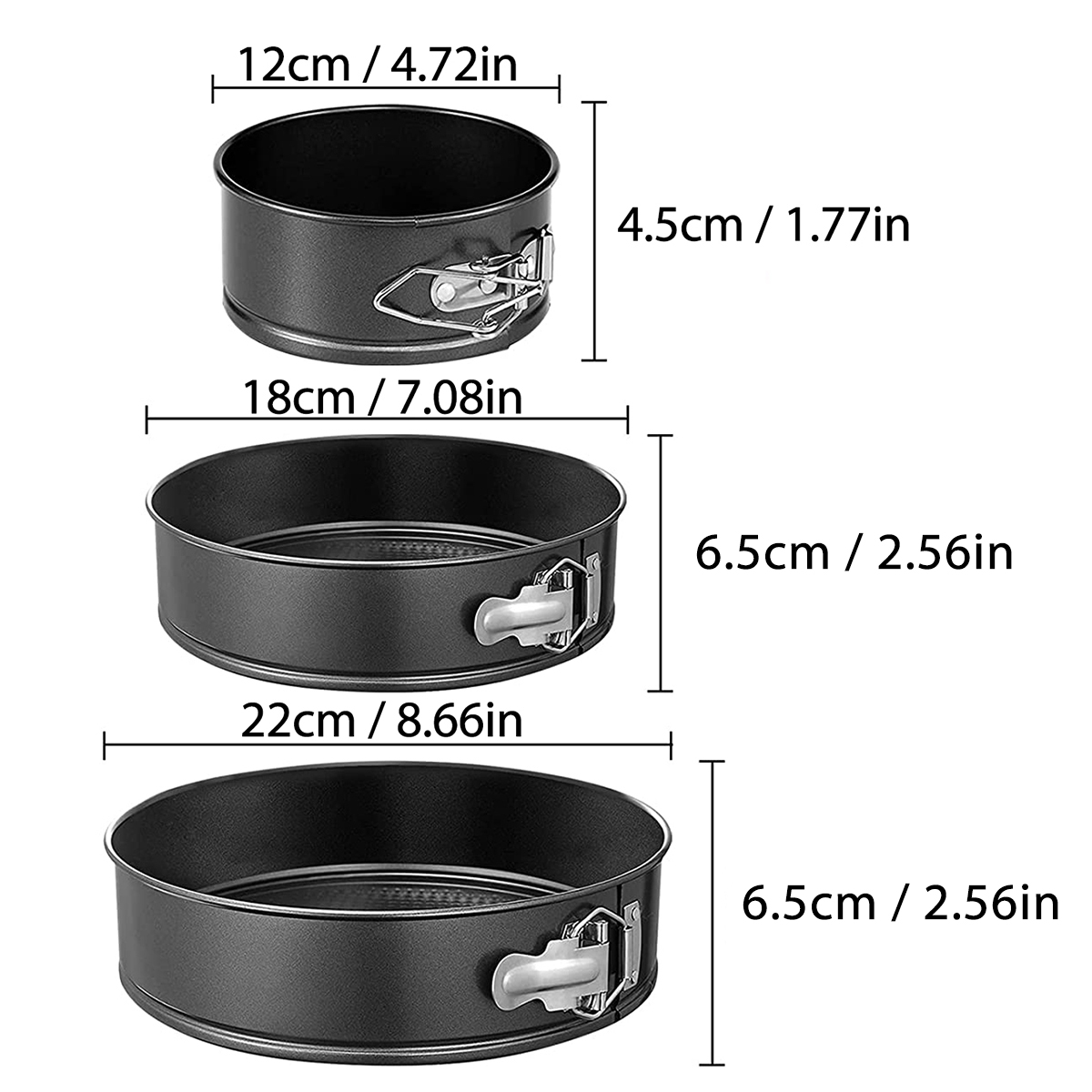 1PC, 3PCS Cake Pan Set, Round  - Kitchen Baking Cake 리뷰 및 가격