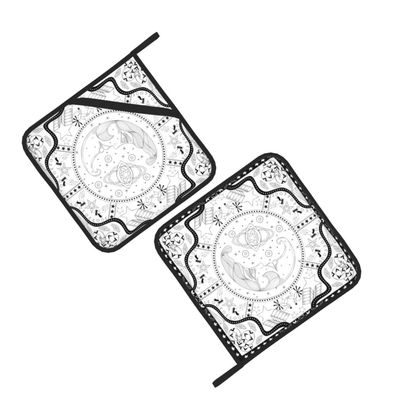 Fantasism Pot Holders Set of 2 - Kitchen Baking Dishes 리뷰 및 가격