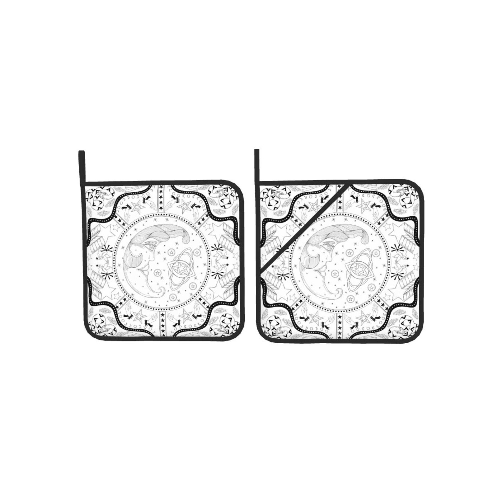 Fantasism Pot Holders Set of 2 - Kitchen Baking Dishes 리뷰 및 가격