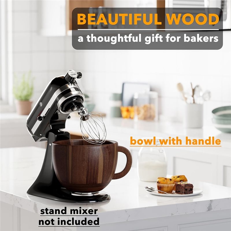 ABWM-Wooden Bowl Mixer For Kit - Kitchenaid Baking Set 리뷰 및 가격