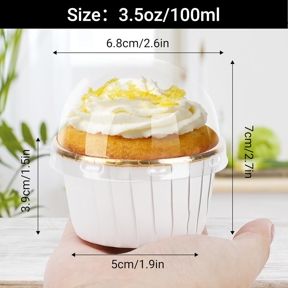 50 pcs Muffins Cup Paper Cupca - Kitchen Baking Supplies 리뷰 및 가격