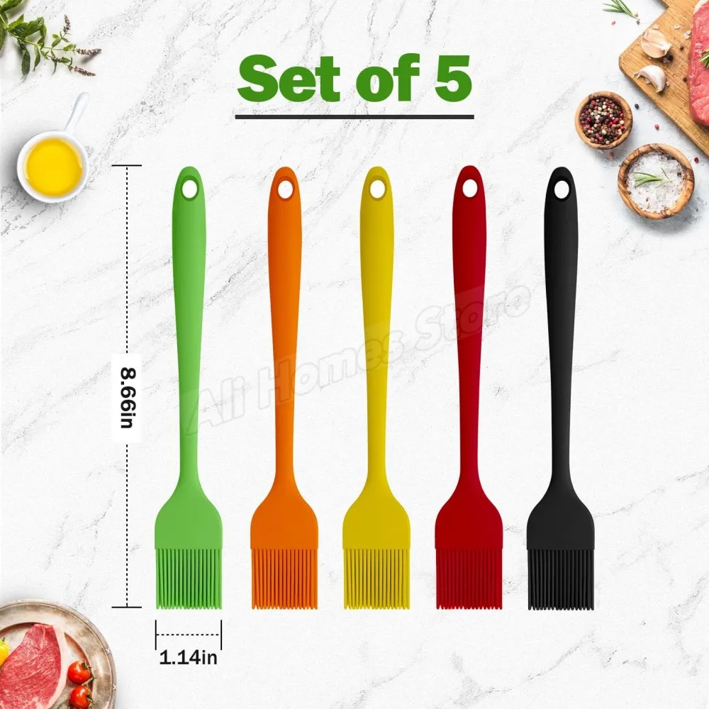 5/3/2/1pcs Silicone Kitchen Br - Pastry Brush Silicone 리뷰 및 가격
