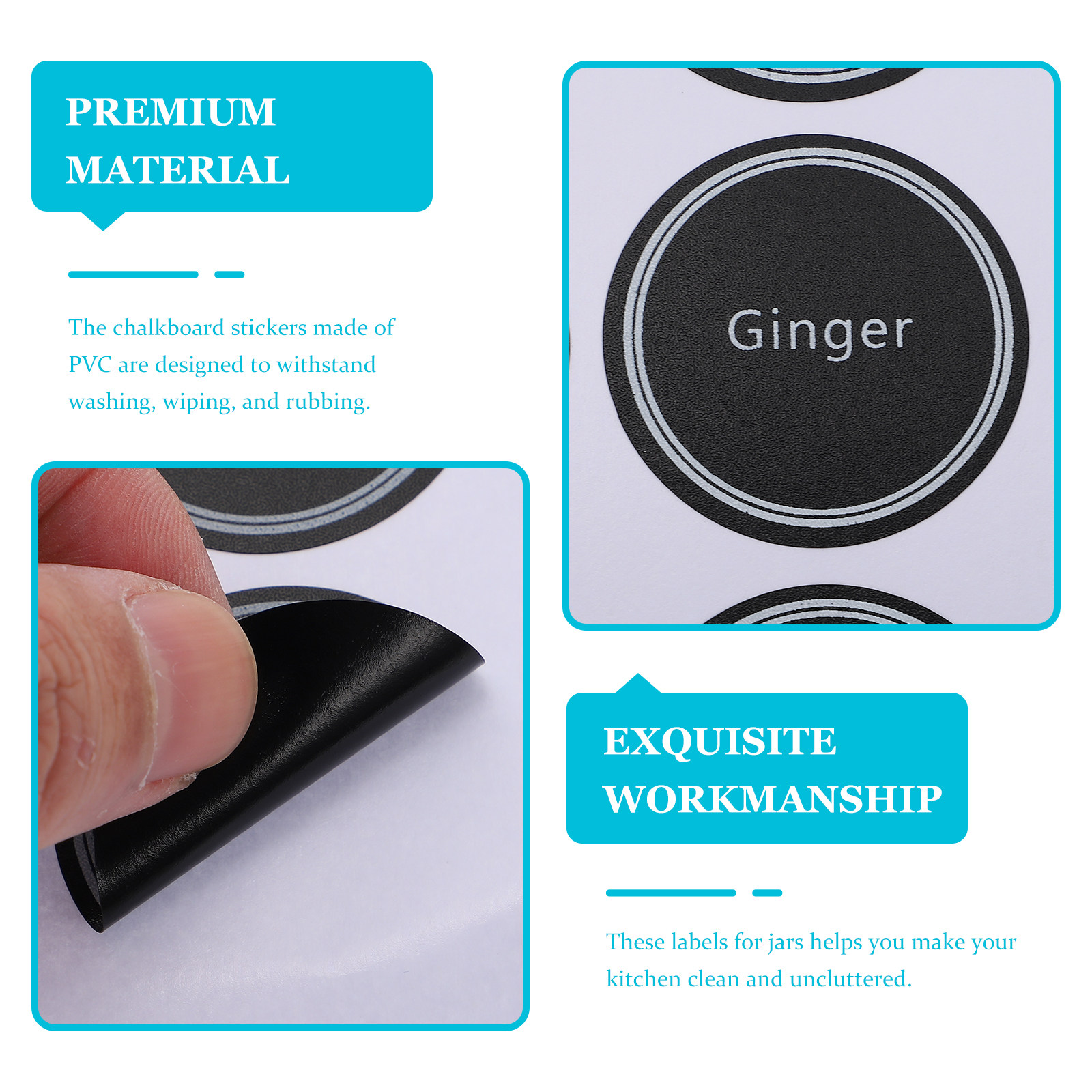 13 Sheets Blackboard Stickers  - Baking (Kitchen Ingredient) 리뷰 및 가격