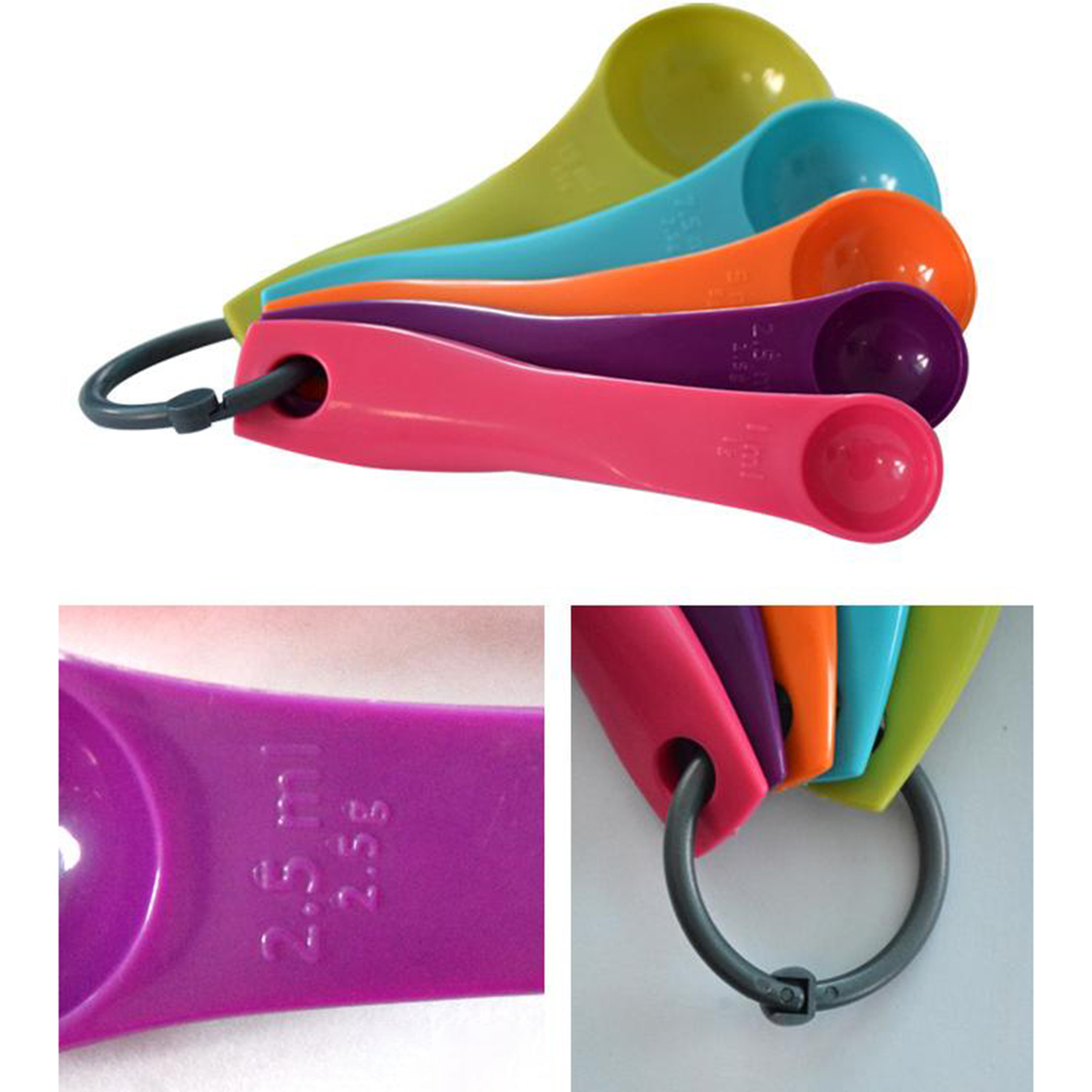 5-Piece Colorful Salt Oil Spoo - Kitchen Baking Utensil Set 리뷰 및 가격