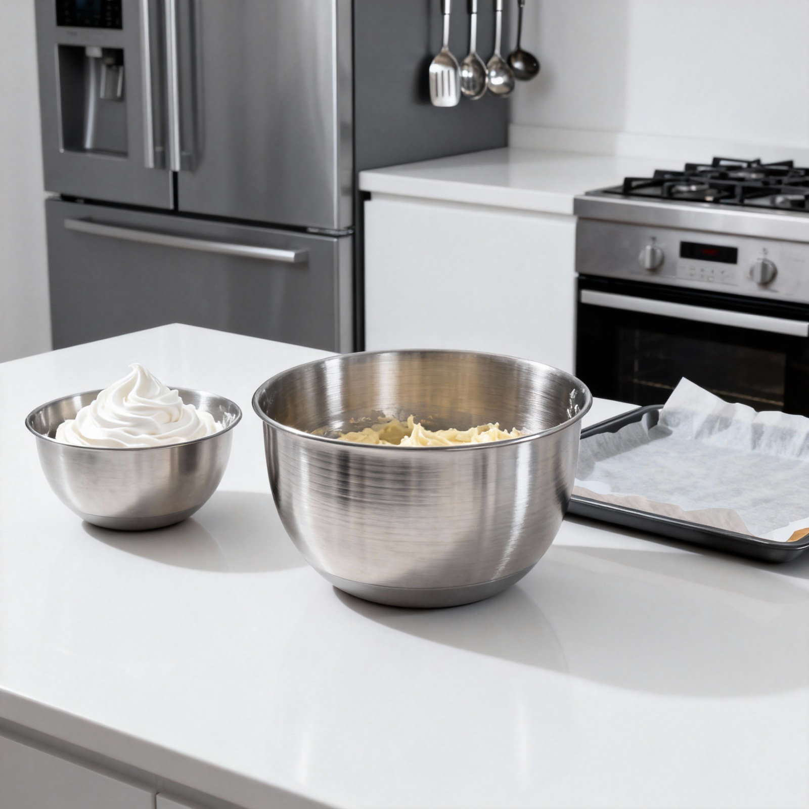 Stainless Steel Deep Mixing Bo - Kitchen Baking Bowls 리뷰 및 가격