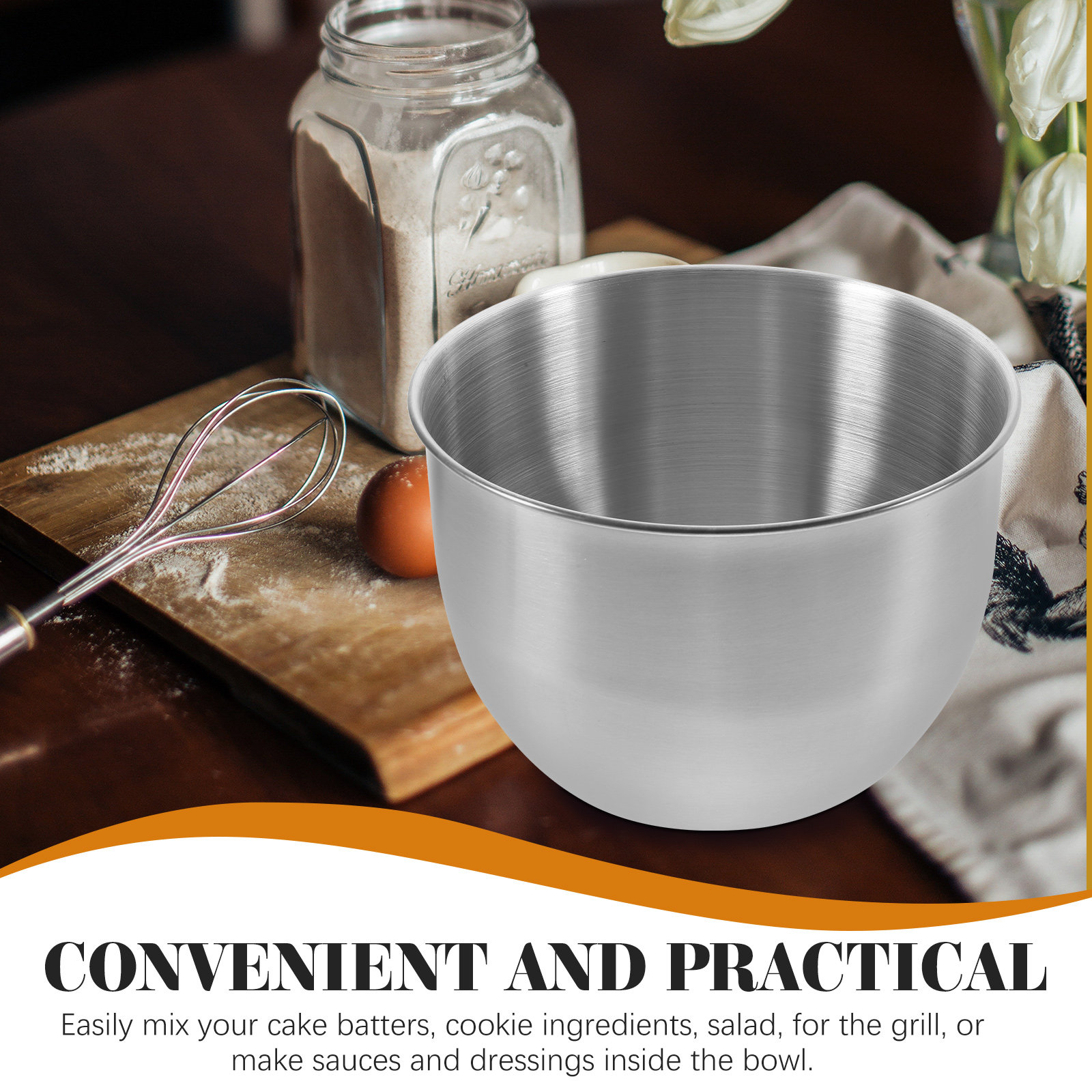Stainless Steel Deep Mixing Bo - Kitchen Baking Bowls 리뷰 및 가격