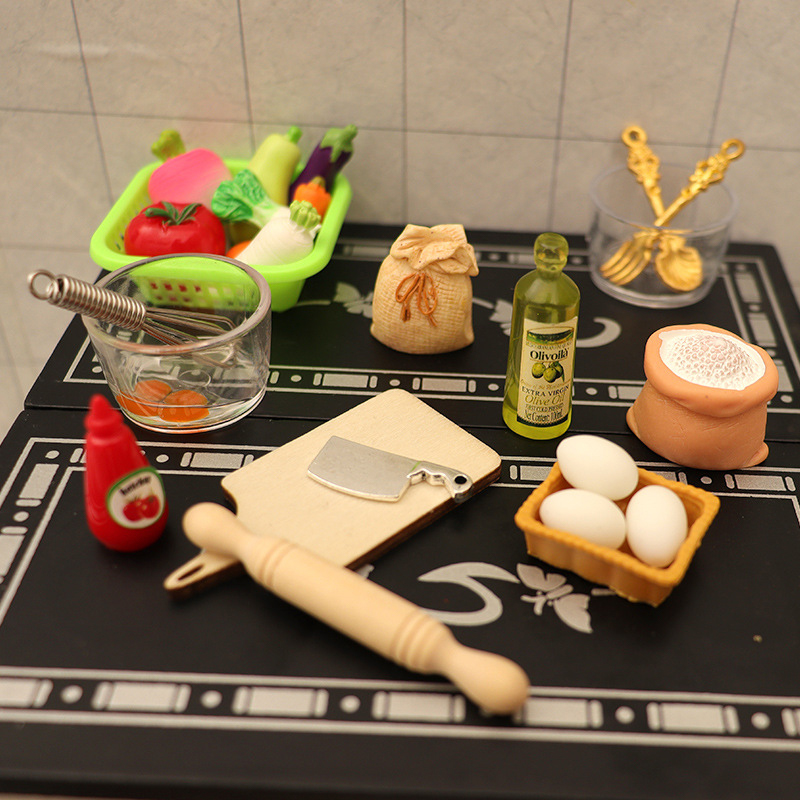 1/12 Dollhouse Miniature Kitch - Kitchen Baking Supplies 리뷰 및 가격