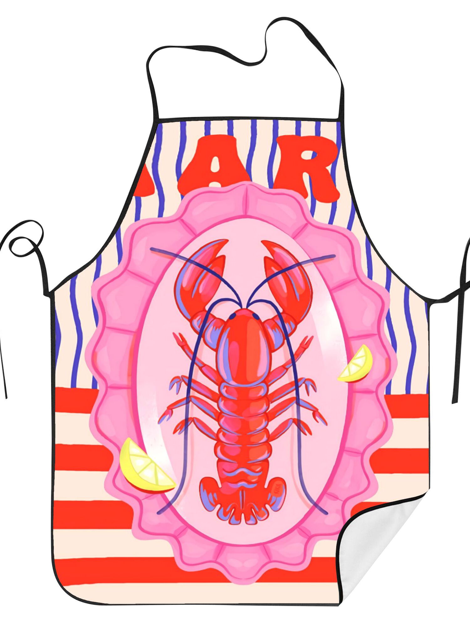 Retro Lobster Print Kitchen Ap - Kitchen.Baking Labels 리뷰 및 가격