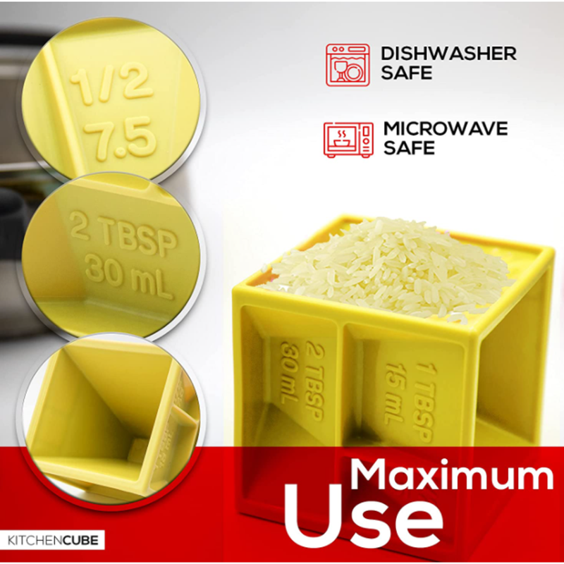 Kitchen Cube All-in-One Measur - Kitchen Baking Organization 리뷰 및 가격