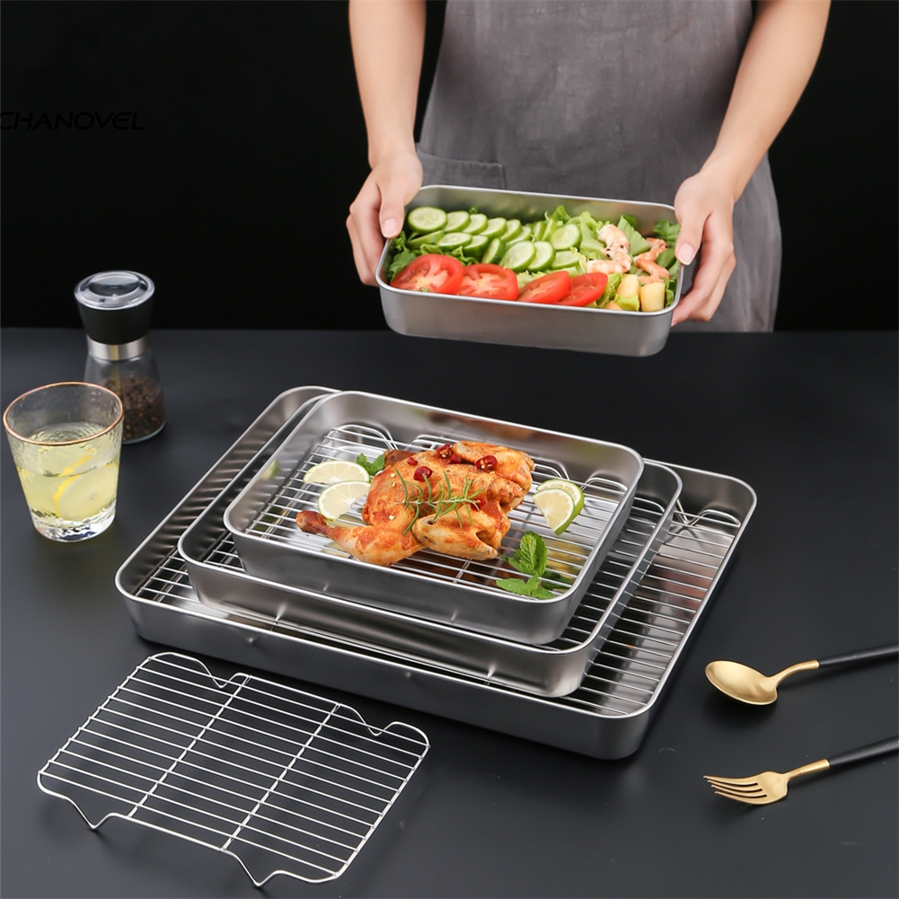 Stainless Steel Baking Pan Tra - Kitchen Baking Tray Rack 리뷰 및 가격