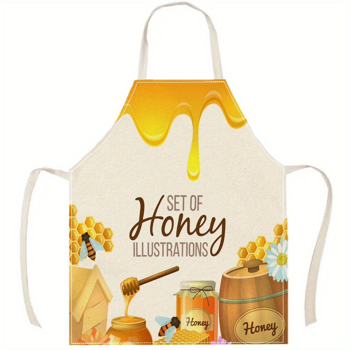 1pc Honey Bee Apron Sweet Kitc - Baking Kitchen Design Ideas 리뷰 및 가격