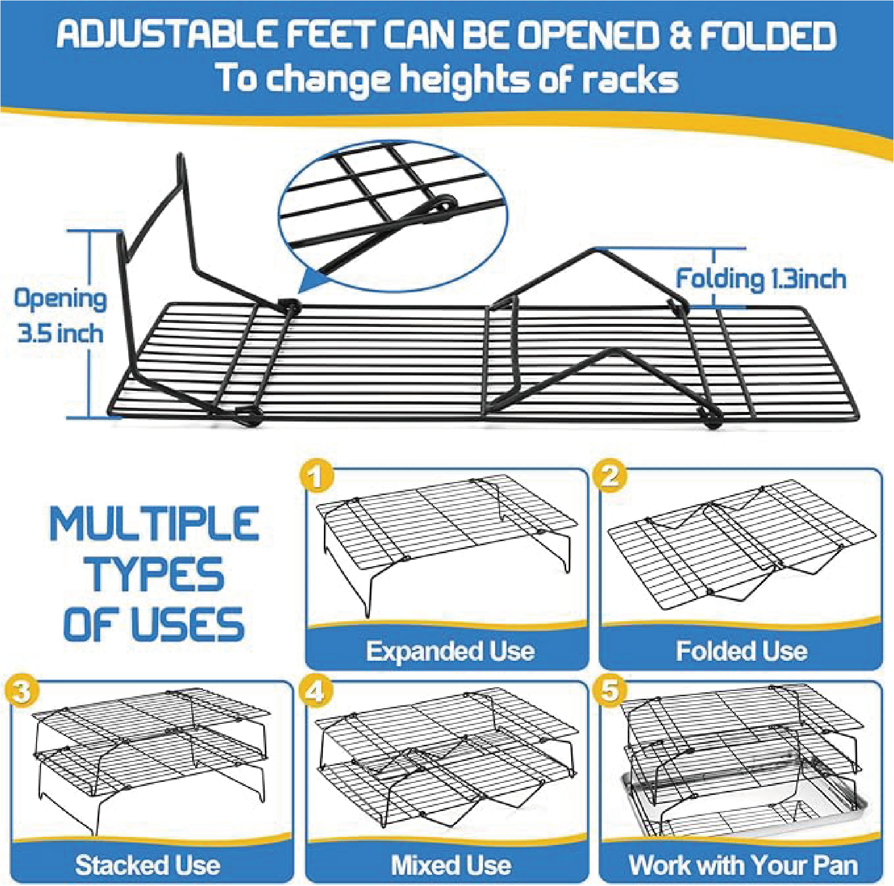 3-Tier Cooling Racks, Stackabl - Kitchen Baking Supplies 리뷰 및 가격