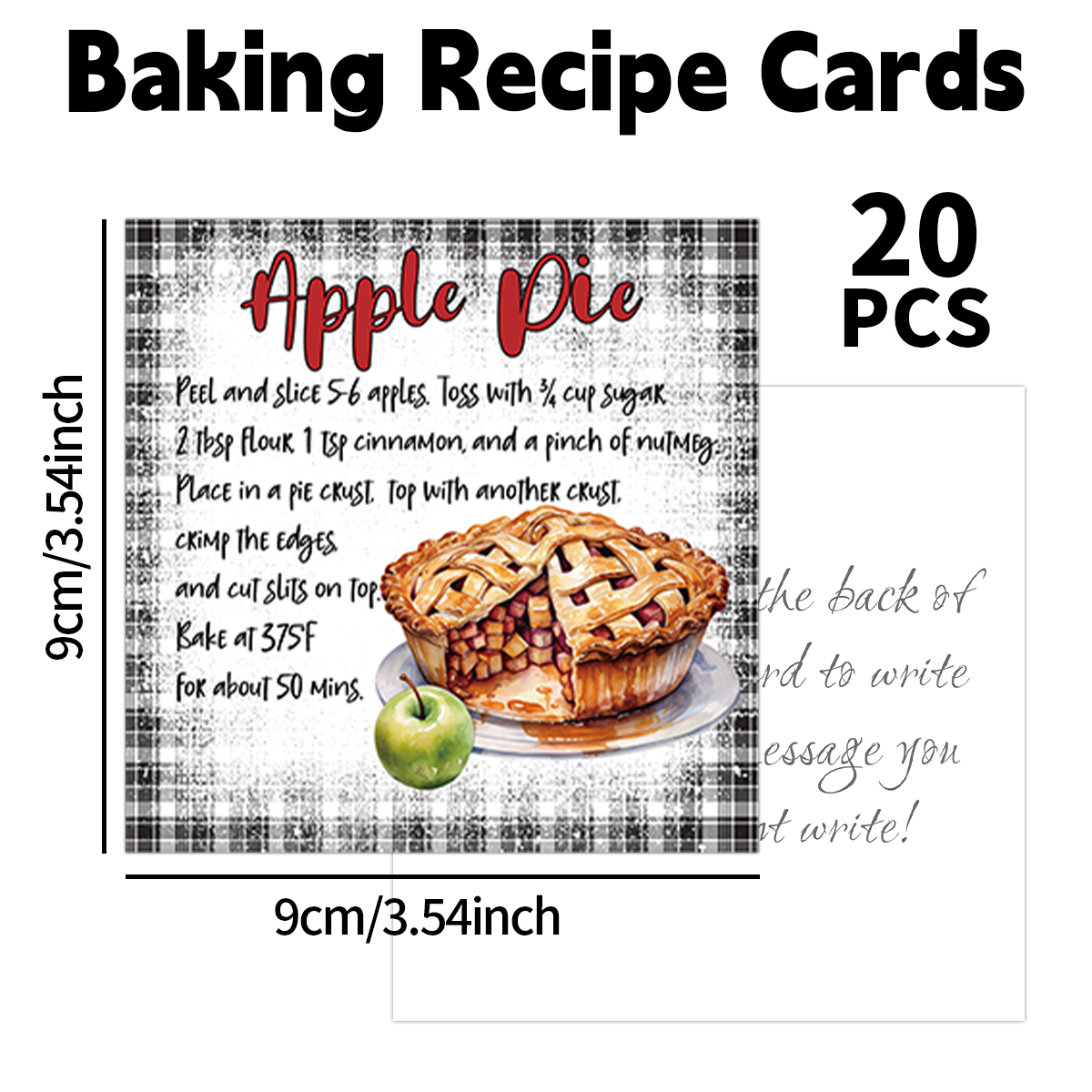 20pcs Plaid Design Baking Dess - Baking (Kitchen Ingredient) 리뷰 및 가격