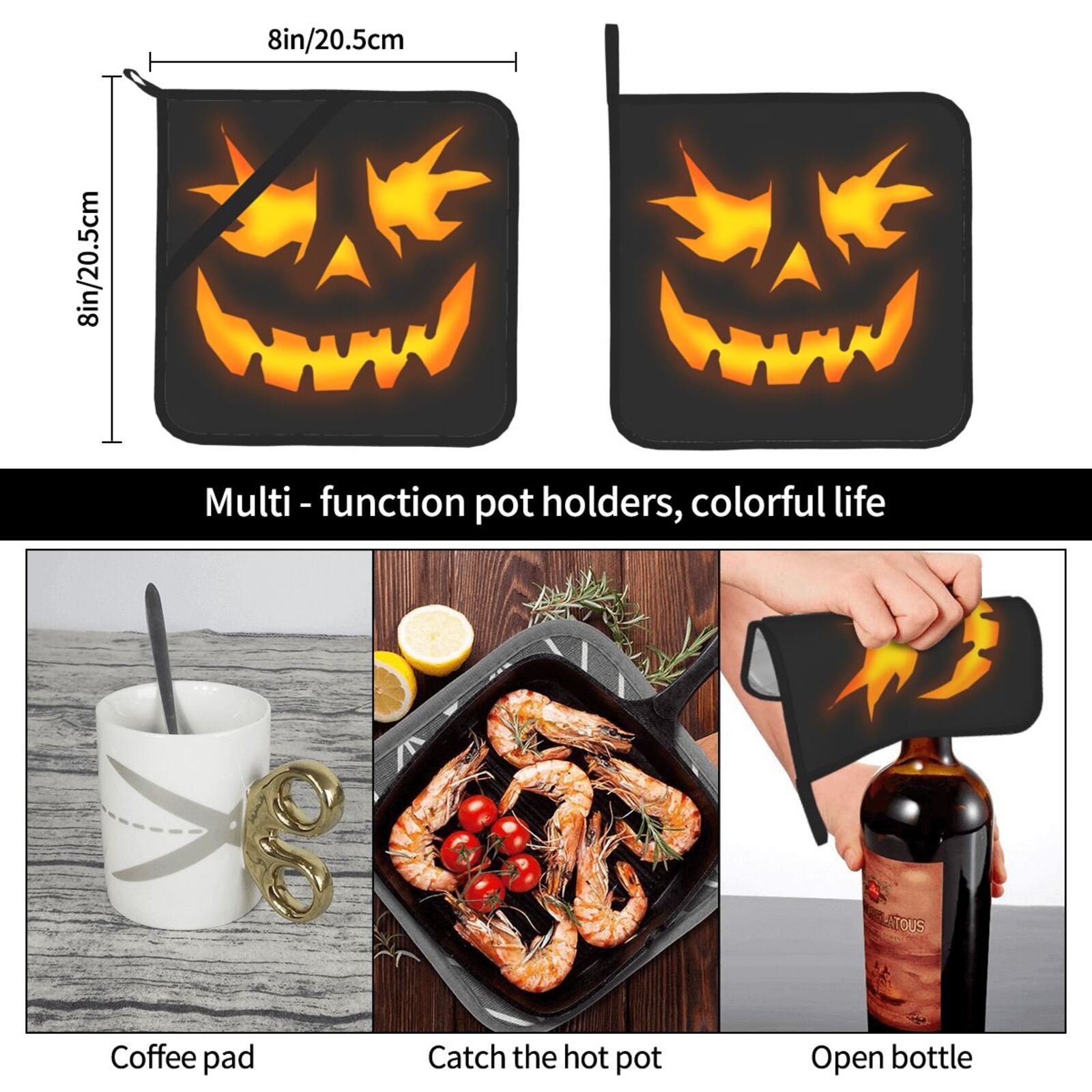 Expression Pot Holders Set of  - Kitchen Baking Dishes 리뷰 및 가격