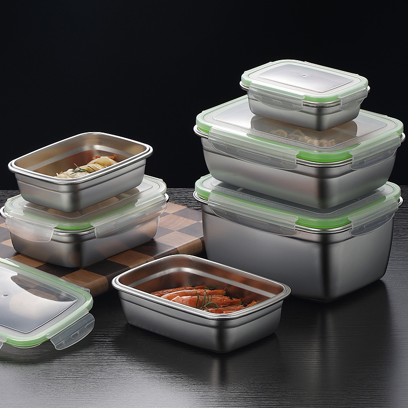 304 Stainless Steel Lunch Box  - Kitchen Baking Tins 리뷰 및 가격