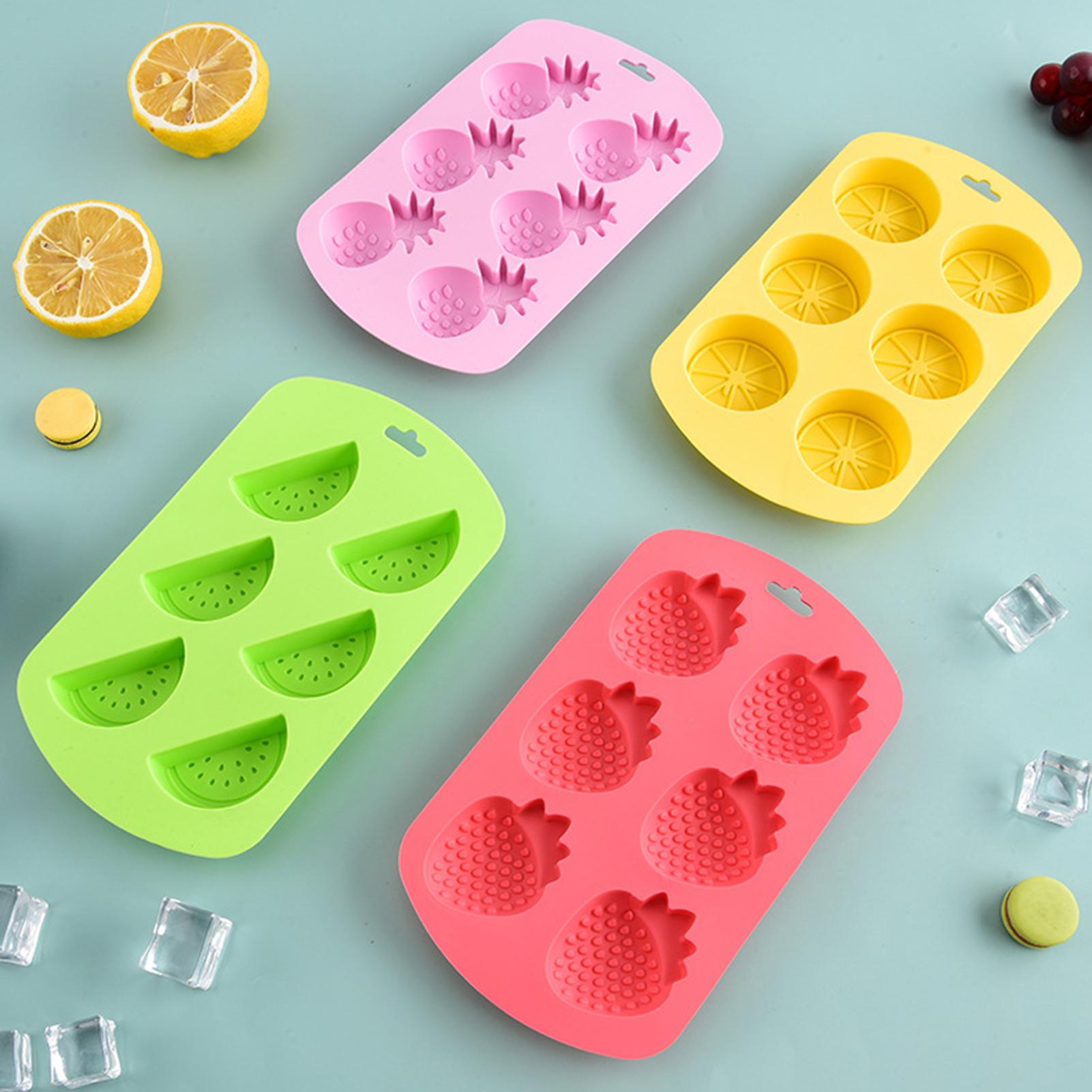 6 Cavity Fruit Shaped Silicone - Kitchen Baking Supplies 리뷰 및 가격