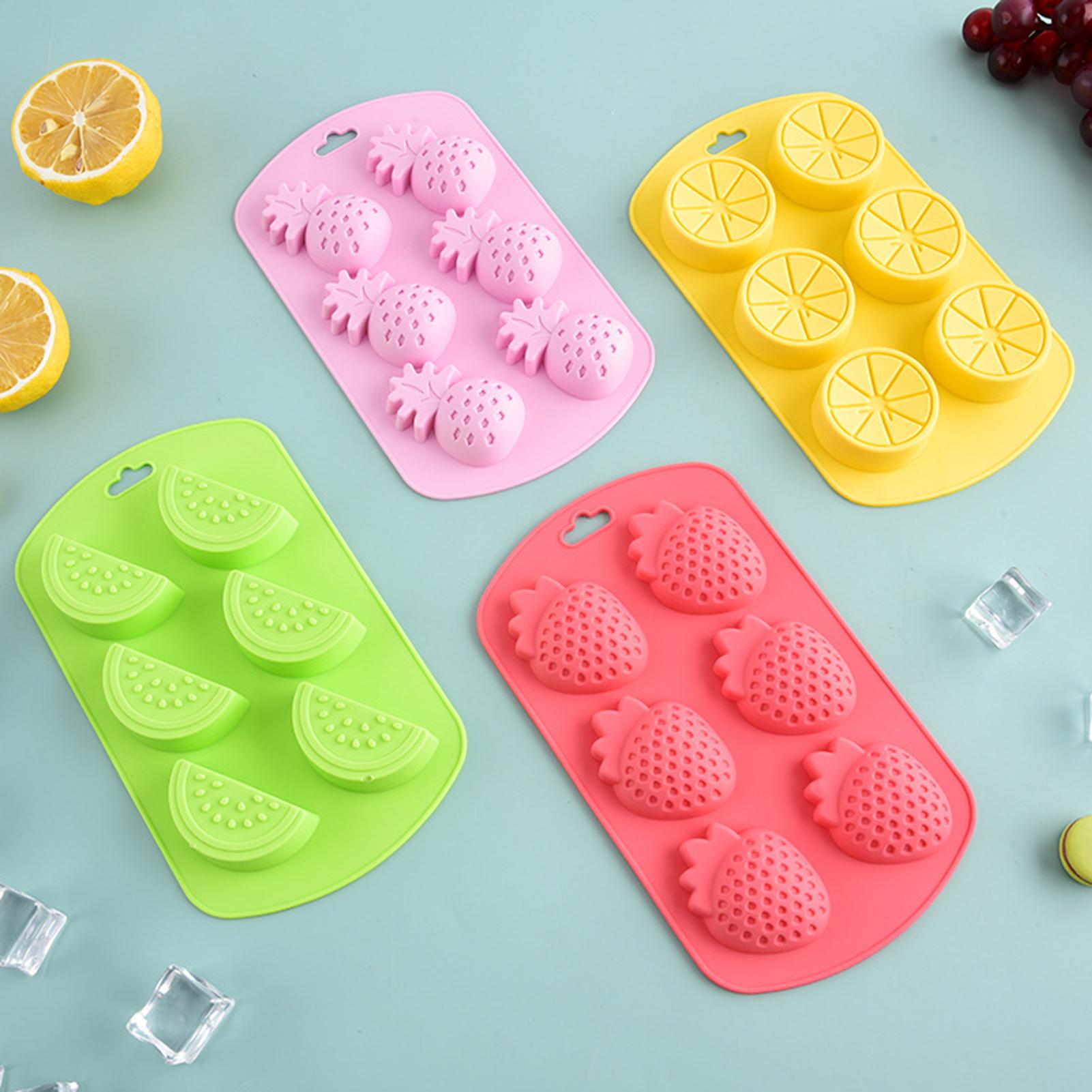 6 Cavity Fruit Shaped Silicone - Kitchen Baking Supplies 리뷰 및 가격
