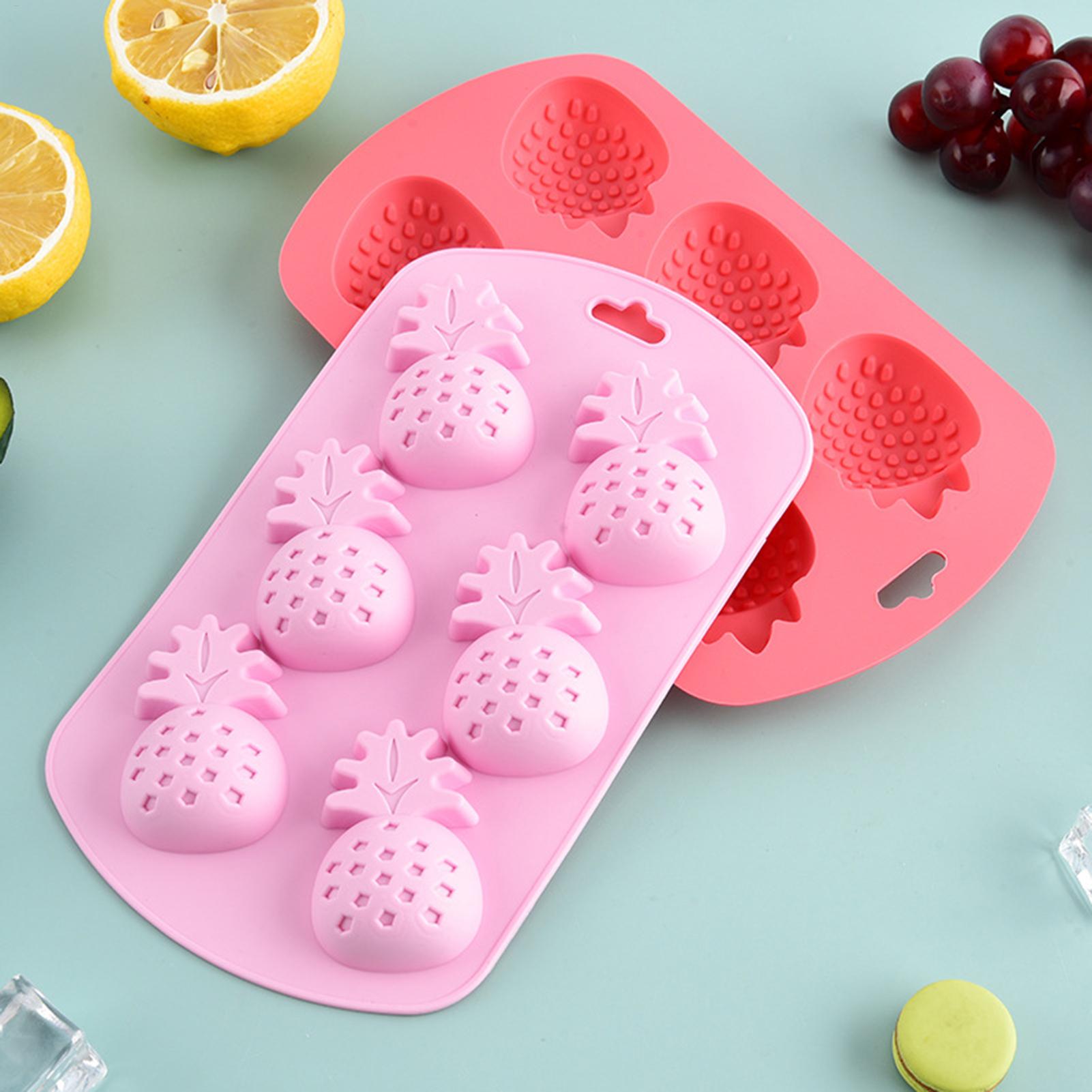 6 Cavity Fruit Shaped Silicone - Kitchen Baking Supplies 리뷰 및 가격