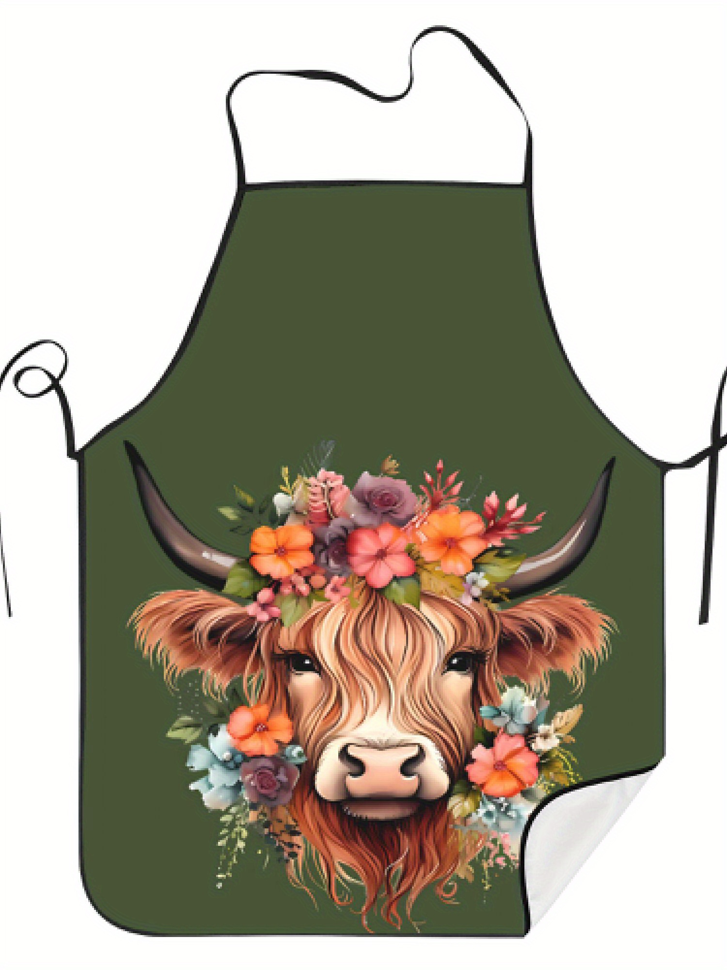 1 Piece of Fun Highland Cow Fl - Baking Kitchen Design Ideas 리뷰 및 가격