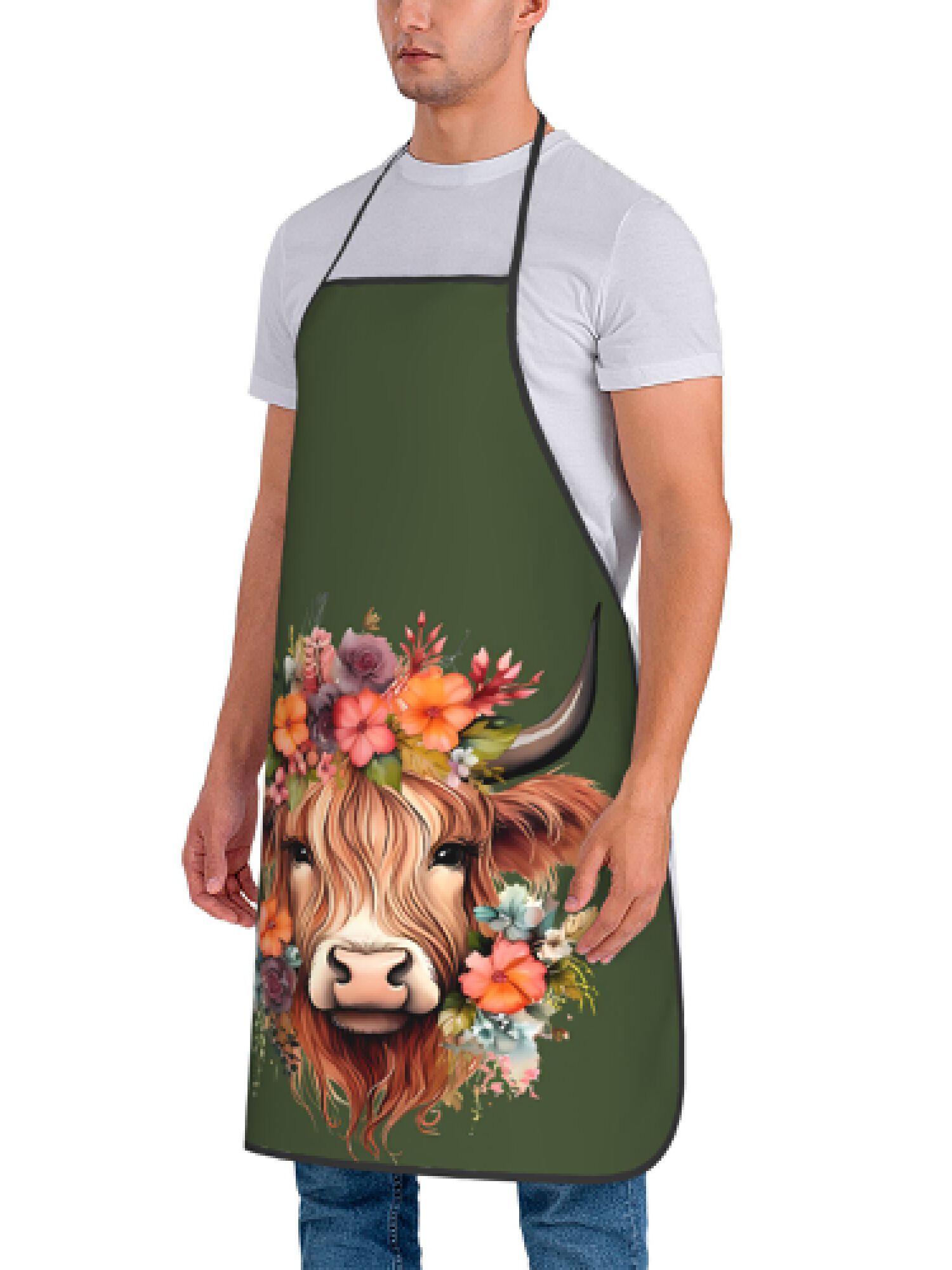 1 Piece of Fun Highland Cow Fl - Baking Kitchen Design Ideas 리뷰 및 가격