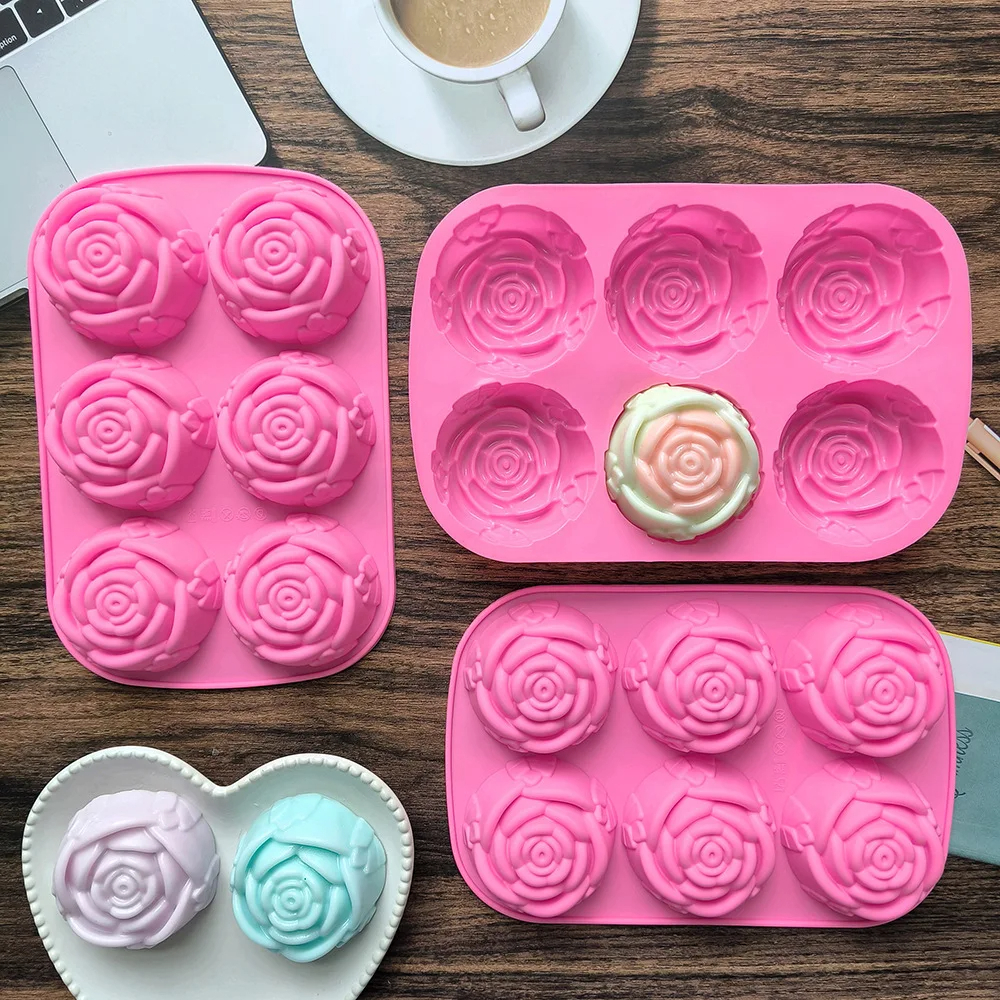 6 Holes Flower Rose Handmade S - Kitchen Baking Dishes 리뷰 및 가격