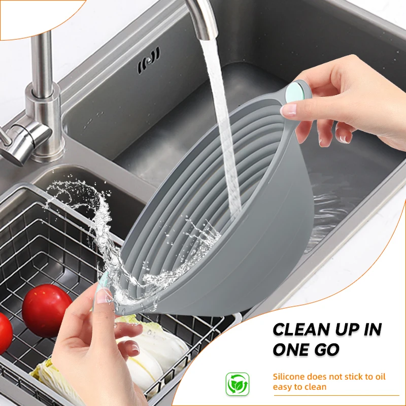 1PC Silicone Foldable Banneton - Kitchen Baking Bowls 리뷰 및 가격