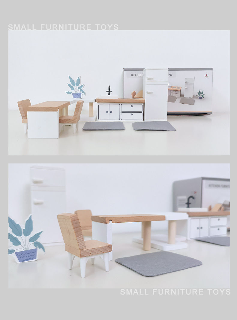 Modern dollhouse furniture kit - Kitchen Uncle 리뷰 및 가격
