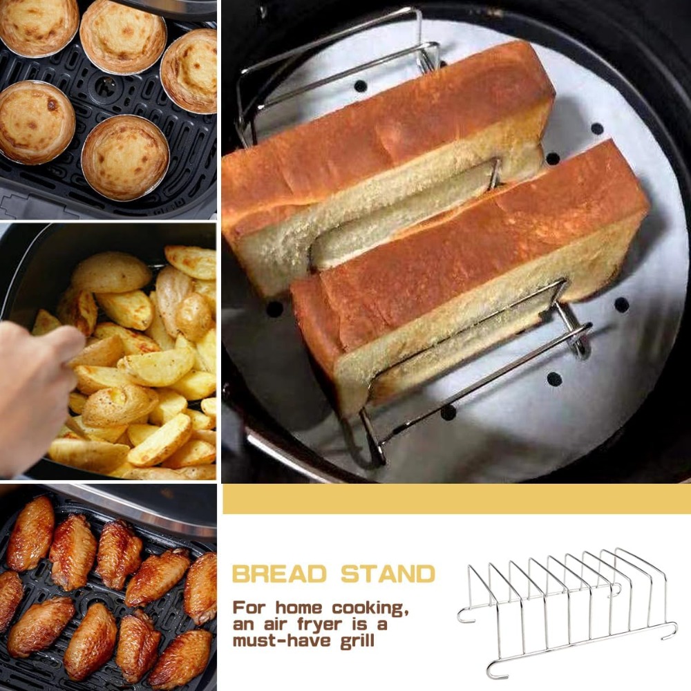 1Pcs Stainless Steel Toast Bre - Kitchen Baking Tray Rack 리뷰 및 가격