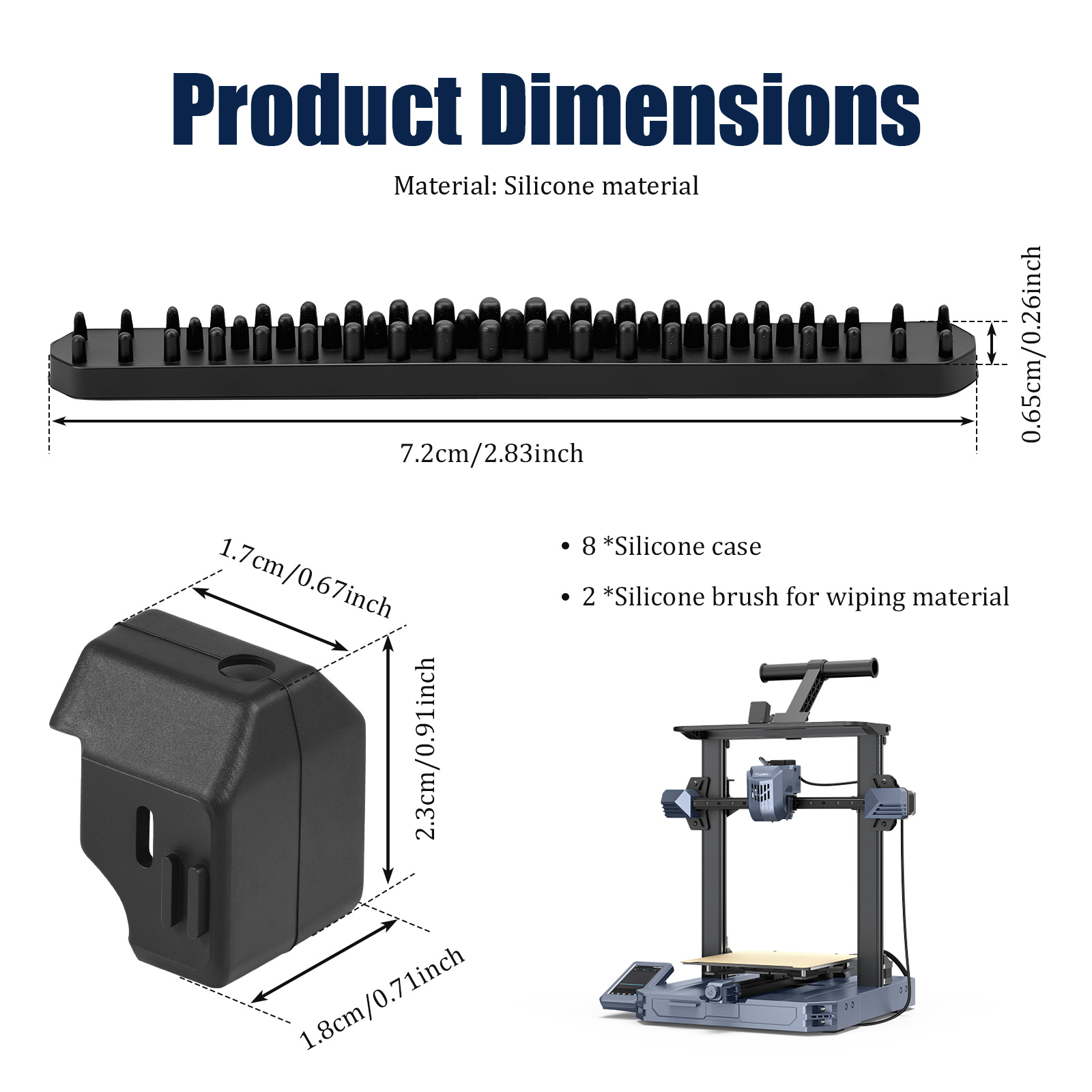 3D Printer Hot End Silicone Sl - Pastry Brush Silicone 리뷰 및 가격