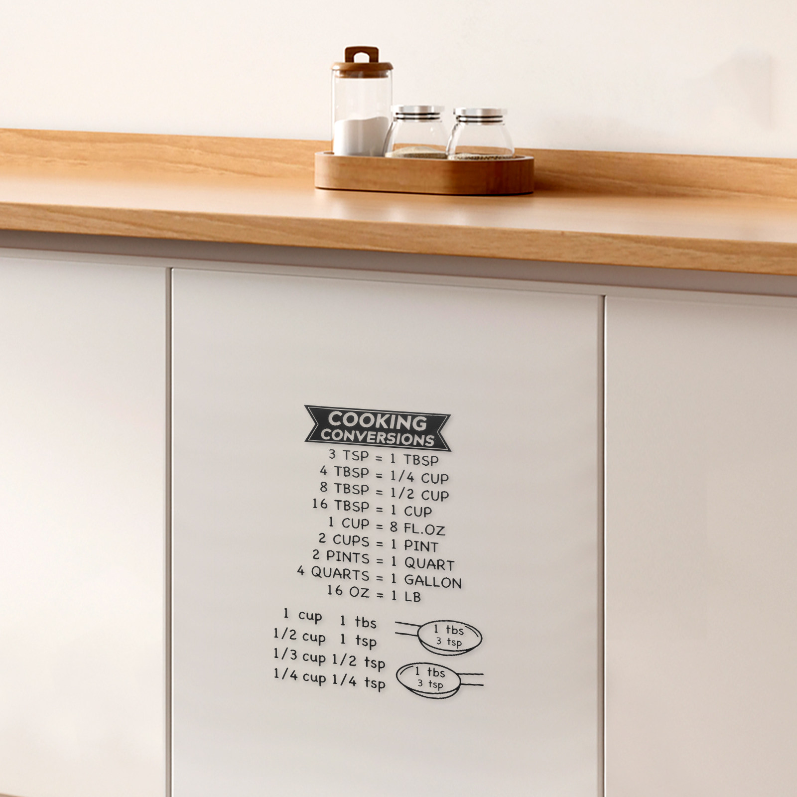 2Pcs Baking Conversion Chart S - Baking (Kitchen Ingredient) 리뷰 및 가격
