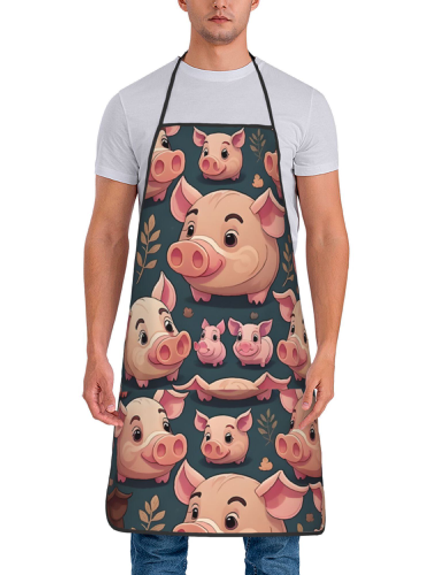 1 Piece Retro Pink Pig Design  - Baking Kitchen Design Ideas 리뷰 및 가격