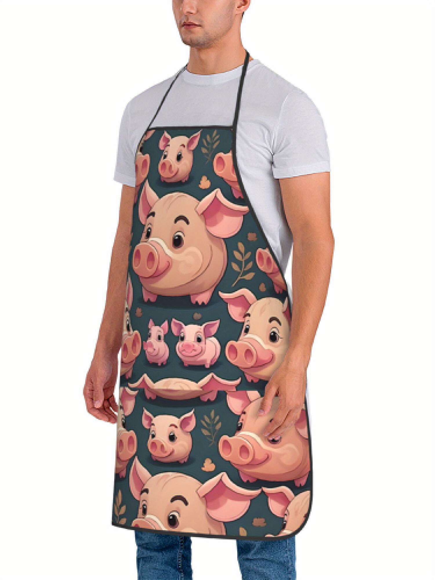 1 Piece Retro Pink Pig Design  - Baking Kitchen Design Ideas 리뷰 및 가격
