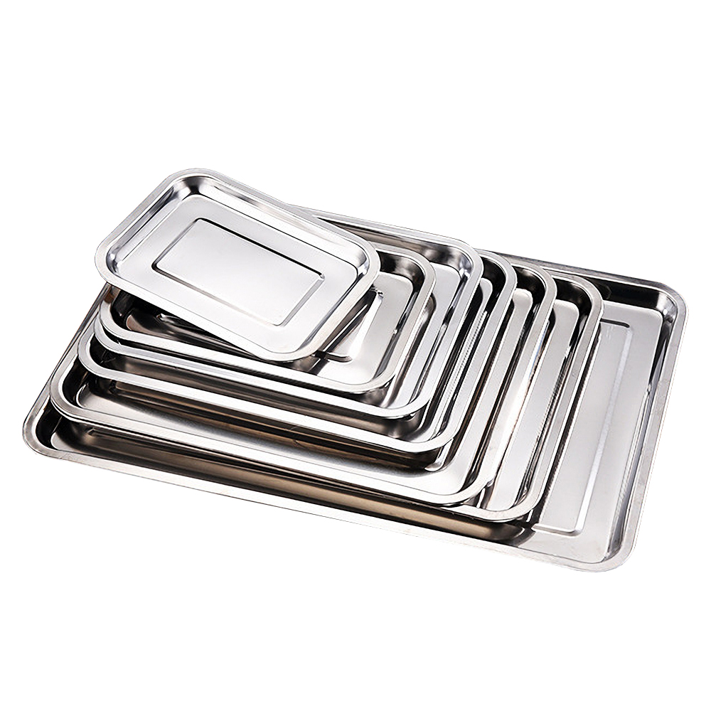 1PCS Stainless Steel Food Tray - Kitchen Baking Dishes 리뷰 및 가격