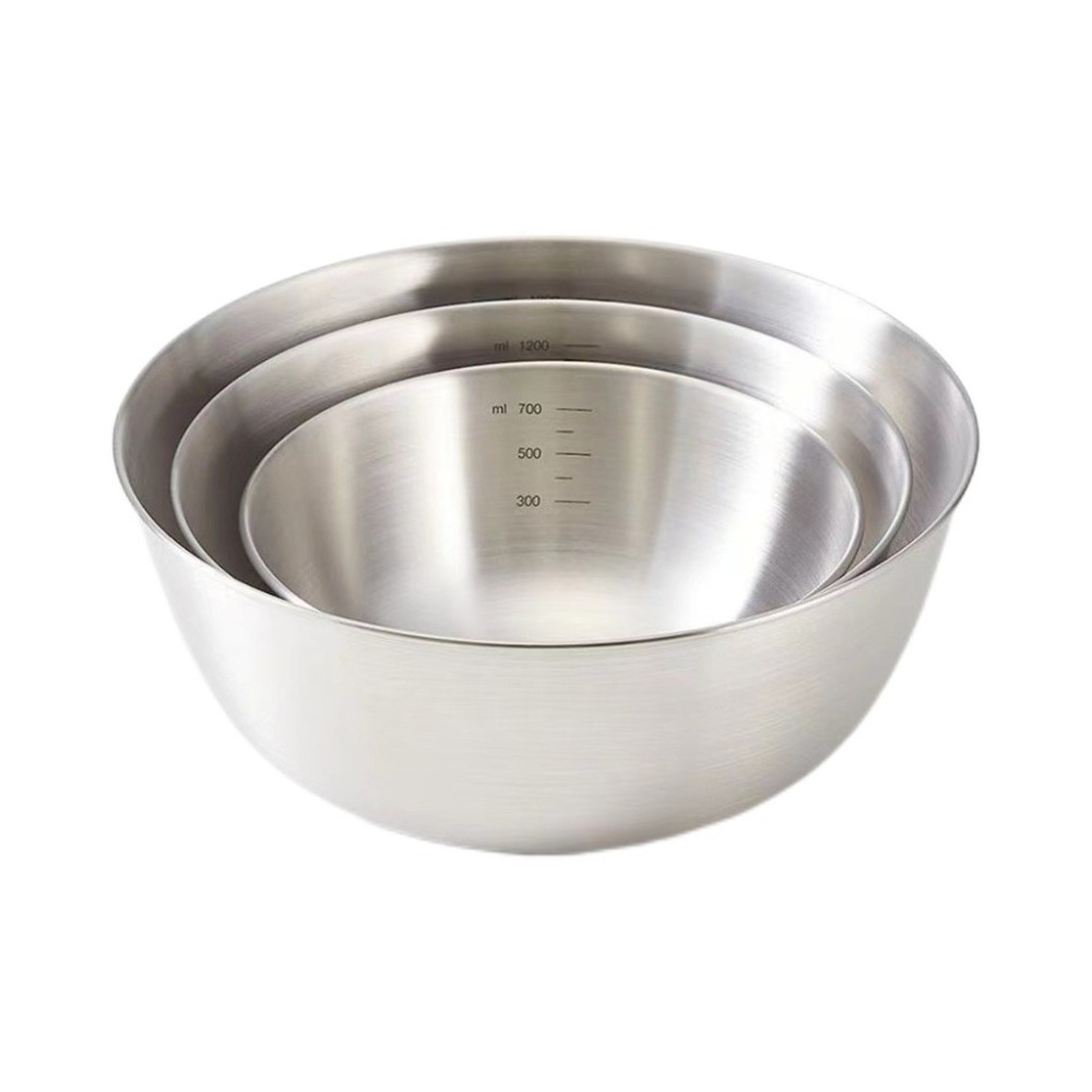 3pcs Stainless Steel Bowl Set  - Kitchen Baking Bowls 리뷰 및 가격